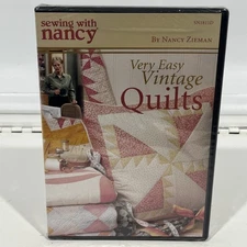 Very Easy Vintage Quilts DVD | Brand New Sealed | Sewing With Nancy