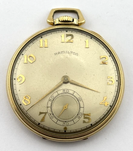 Hamilton Antique Mechanical Pocket Watch  21J   10s   Gr.921  H18501 WORKS!!