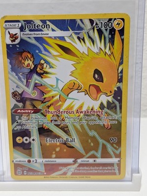 Jolteon TG04/TG30 Ultra Rare Trainer Gallery - Brilliant Stars Pokémon - DAMAGED