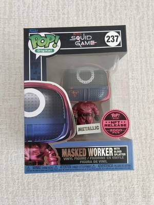 Funko Pop! Digital - Squid Game -  Masked Worker #237 - Limited 2000 + Protector