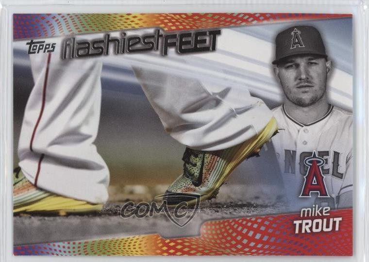 2022 Topps Series 1 Flashiest Feet Mike Trout #10 12g7