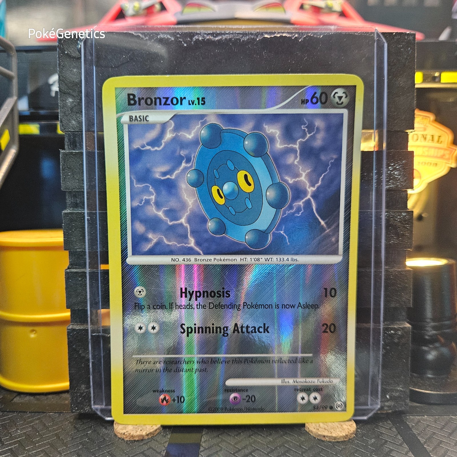 Bronzor Arceus Reverse Holo Pokémon TCG 54/99 Platinum Common