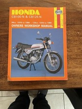Honda CB100, CB125J, CB125S & SL125 Haynes Owners Manual