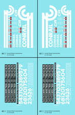 K4 G 1:29 Scale Decals Conrail Diesel Locomot...