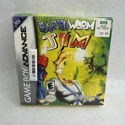 Earthworm Jim (Nintendo Game Boy Advance, 2001 SEALED