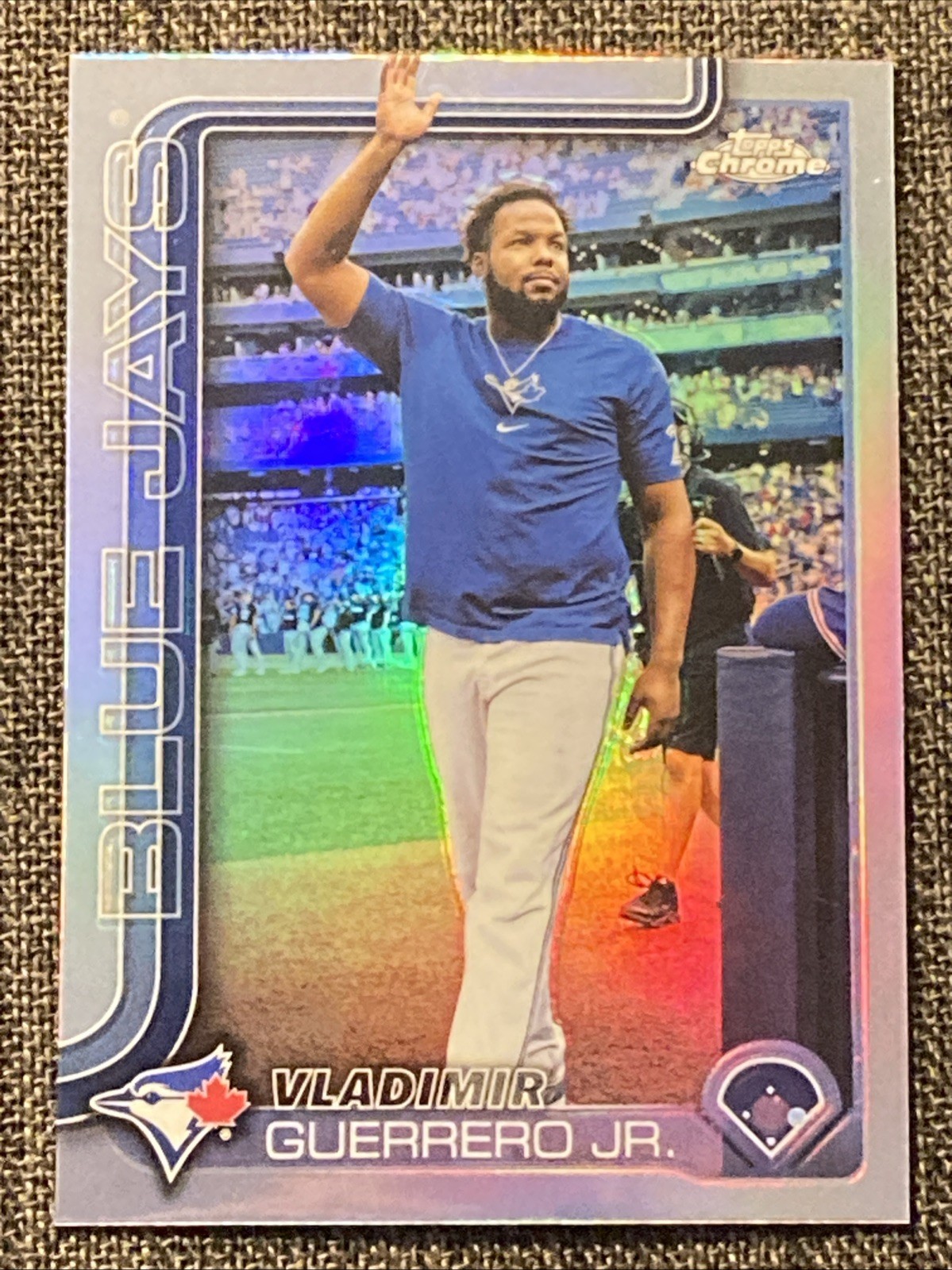 2025 Topps Chrome Refractor Vladimir Guerrero Jr Image Variation #259