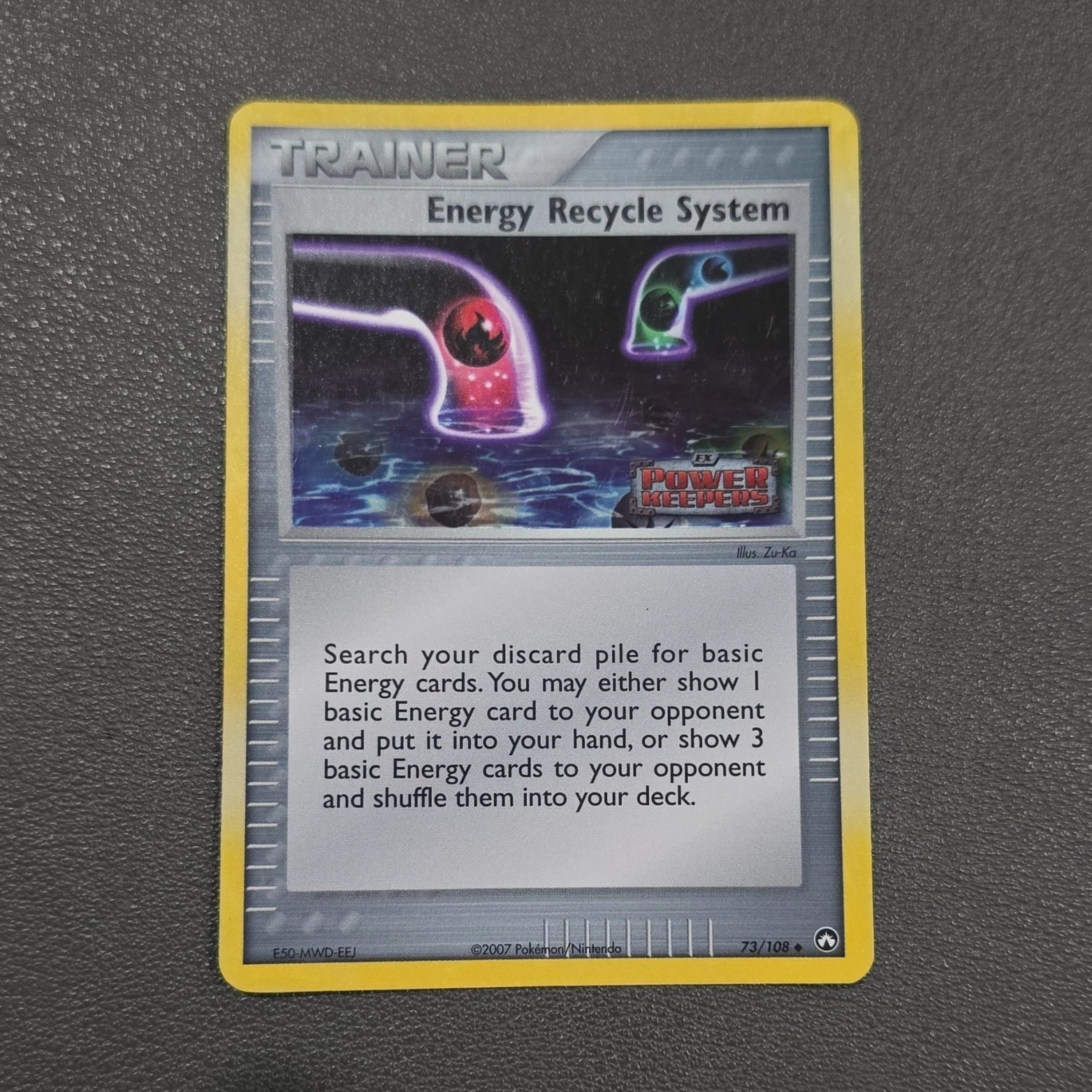 Pokémon Energy Recycle System Reverse Holo Trainer EX Power Keepers 73/108