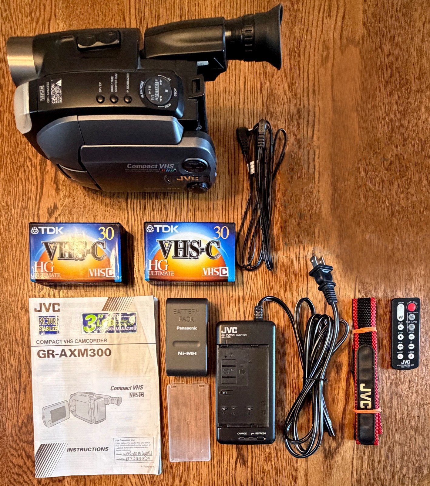 - Remote - Ac Adaptor - Battery - Tapes - Tested