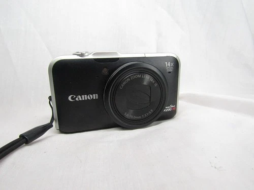 Read Description Canon Powershot SX230 HS Digital Compact Camera Working