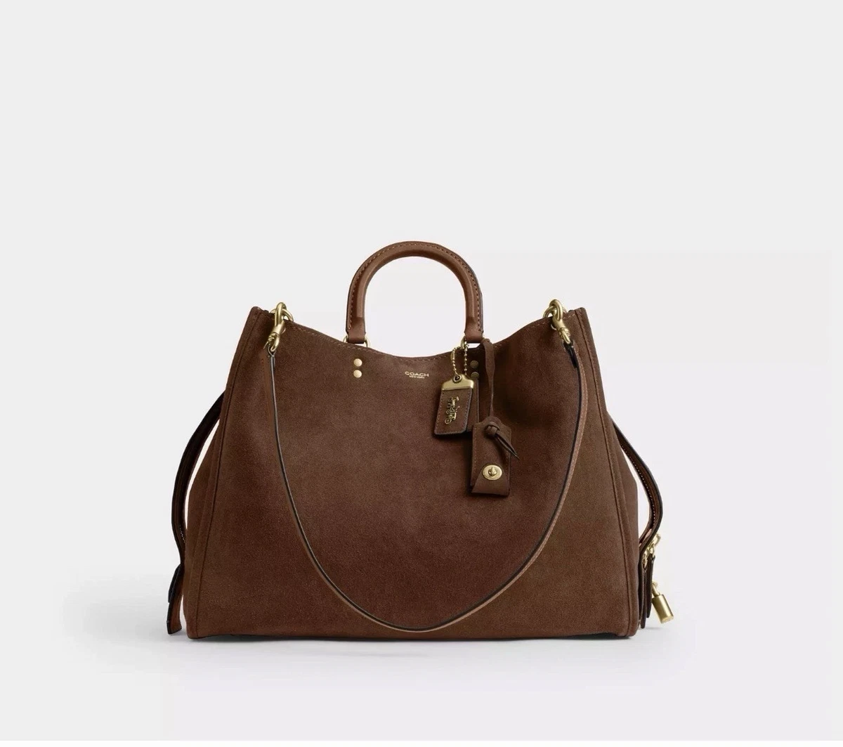 Coach Suede Satchel Bags & Handbags for Women for sale | eBay