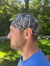 True timber Camo Camouflage skull scrub surgical OR hat surgery cap mens