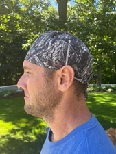 True timber Camo Camouflage skull scrub surgical OR hat surgery cap mens