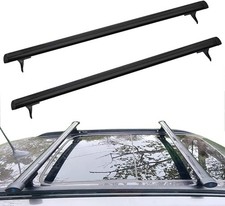 2pcs Cross Bar Set For 2018-2024 Jeep Compass Roof Rack Rail Aluminum Cargo