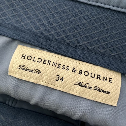 Holderness & Bourne The Slater Golf Shorts Mens 34 (Actual 35) Blue Performance - Picture 9 of 13