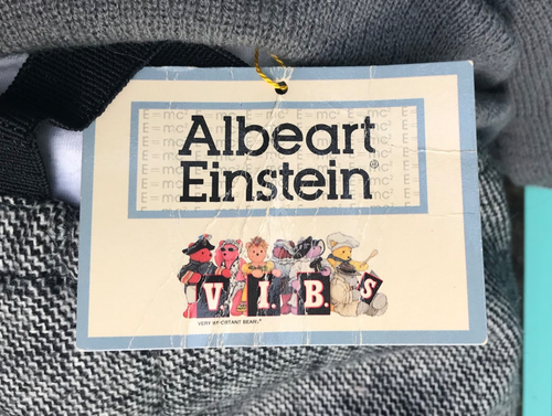 Albert Einstein Teddy Bear 20" North American Bear Co Plush Vintage '87 Albeart - Picture 4 of 10