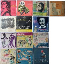 13xKlassik Carmen Igor Oistrach Rigoletto Martha La Traviata 1960/1970er 10 Zoll