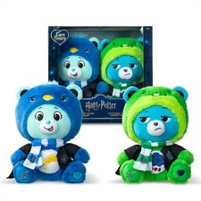 Harry Potter X Care Bears 2 Pack RAVENCLAW HOUSE  SLYTHERIN HOUSE GRUMPY BEAR