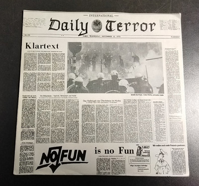 Daily Terror - Klartext / No Fun Is No Fun Single Vinyl 7'' 1982 LC7950