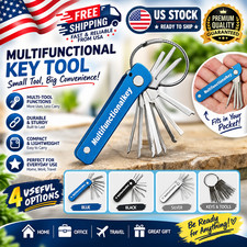 21-in-1 Locksmith Pick Tool Set Portable Foldable Lock Pick Tools Kit 8.5cm