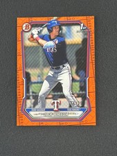 2026 Bowman JACK WHEELER 1st Bowman Orange Border Pattern /25 #BP-74 Rangers