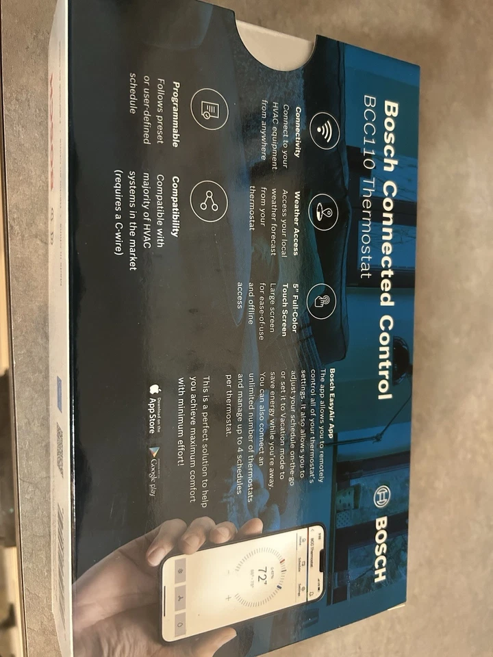 Bosch Connected Control BCC110 Teléfono Inteligente Wi-Fi Termostato - Compatible Foto 3 de 3