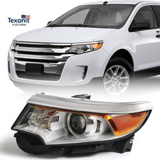for Ford Edge Headlight Assembly 2011 2012 2013 2014 Halogen Replacement Project