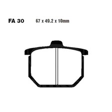 Pastiglie freno ruota posteriore per Honda GL 1100 D Goldwing anno 1980-1981 - nuove