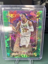 2020-21 Panini Select - Rookie Selections Isaac Okoro #19 Green Prizm (RC)