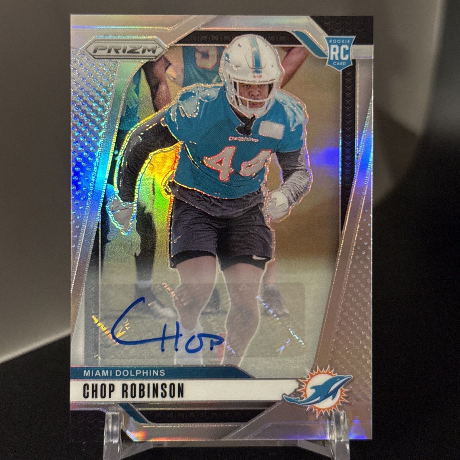 2024 Panini Prizm: Chop Robinson - #319 Autographs Silver Prizm Auto