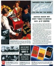 Ap Coffee Ads Vintage Retro Advert Poster A4 Photo Print