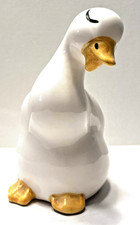 Vintage 5" Ceramic Duck Figurine Cottagecore Farmhouse