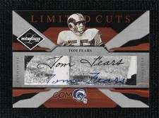 2008 Leaf Limited Cuts 15/15 Tom Fears #LC-4 Auto HOF 1q7