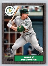 2022 Topps 1987 Topps 35th Anniversary Black #T87-30 Mark McGwire /299