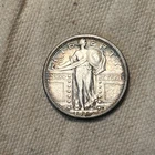 1917-S TYPE 1 STANDING LIBERTY QUARTER XF #DR