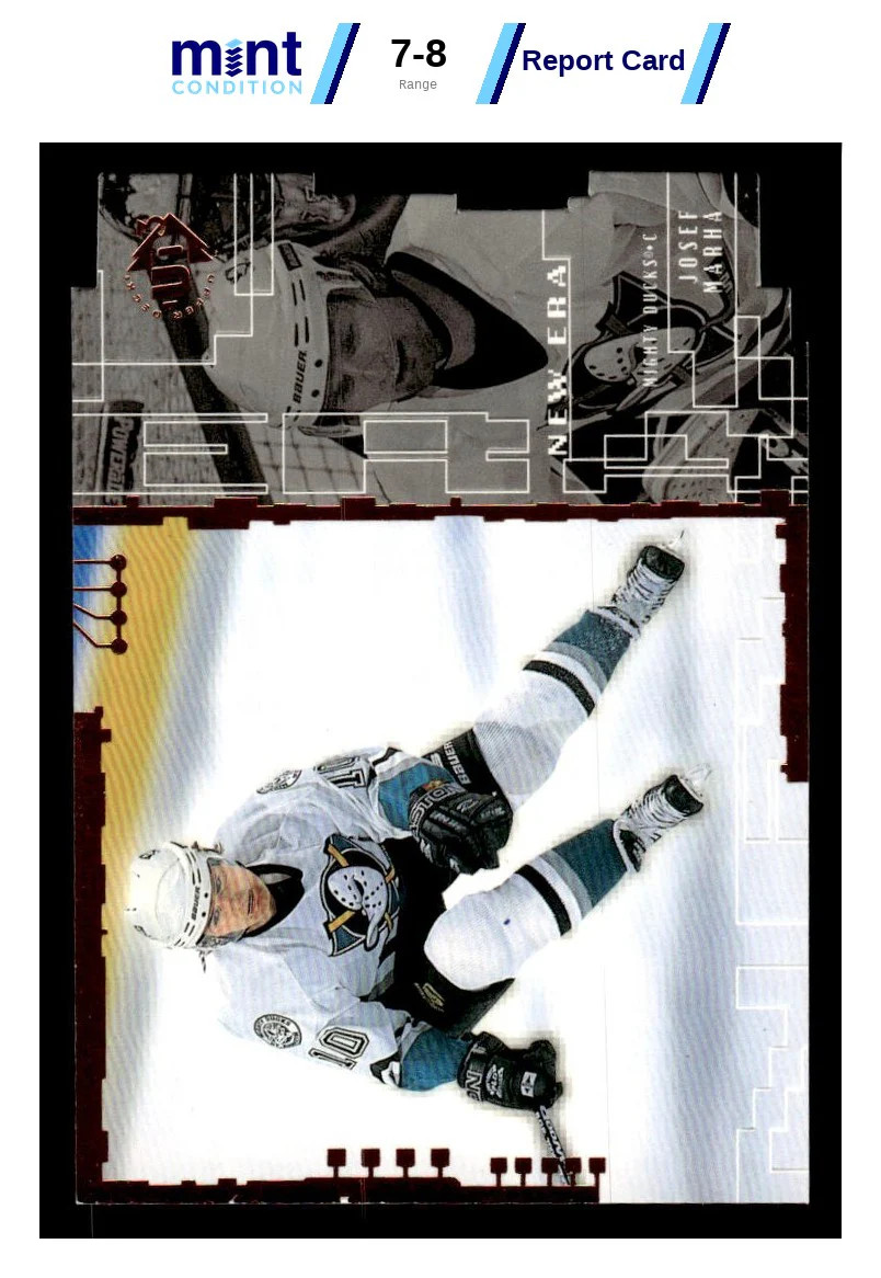 1998 UPPER DECK UD3 JOSEF MARHA 3 MCG 8 DIE CUTS 83/200 ANAHEIM MIGHTY DUCKS