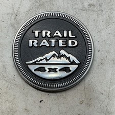 Jeep Trail Rated 4x4 Fender Emblem Badge Decal Logo Oem Factory Genuine Stock Jeep Trail Rated 4x4 Fender Emblem Badge Decal Logo Oem Factory Genuine Stock