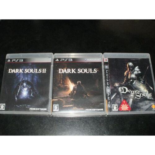 Dark Souls & Dark Souls 2 & Demons Souls 3 Set Sony Playstation 3 PS3 Japan Ver - Bild 1 von 4