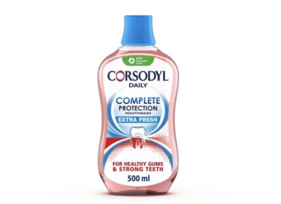 1x Corsodyl Extra Fresh Complete Protection Formal bekannt als Arctic Mint 500ml