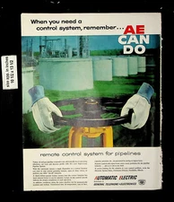 1961 Automatic Electric General Telephone Pipelines Vintage Print Ad 22368