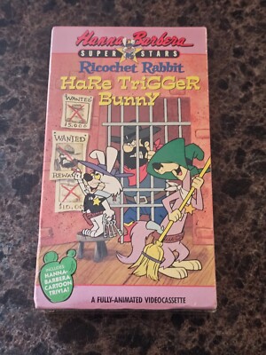 BRAND NEW Ricochet Rabbit & Hare Trigger Bunny (VHS; 1989) RARE Sealed OOP