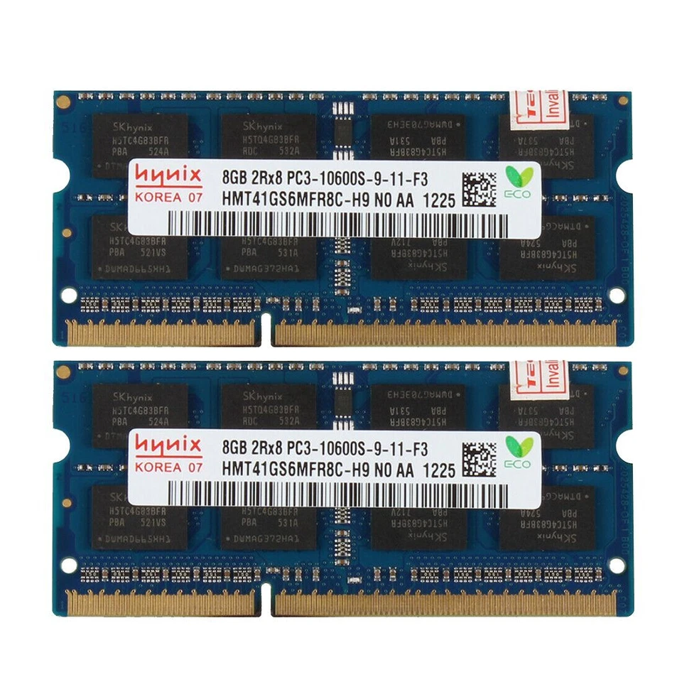 Hynix 32GB 16GB 8GB DDR3 1333MHz PC3-10600S 204Pin SODIMM Laptop Memory SDRAM UK - Image 2 of 4