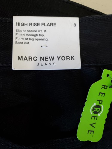 Marc New York Jeans Women's  High Rise Skinny Flare Boot Cut NWT Size 8 Black - Bild 16 von 19