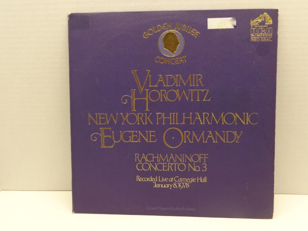 Vladimir Horowitz New York Philharmonic Golden Jubilee
