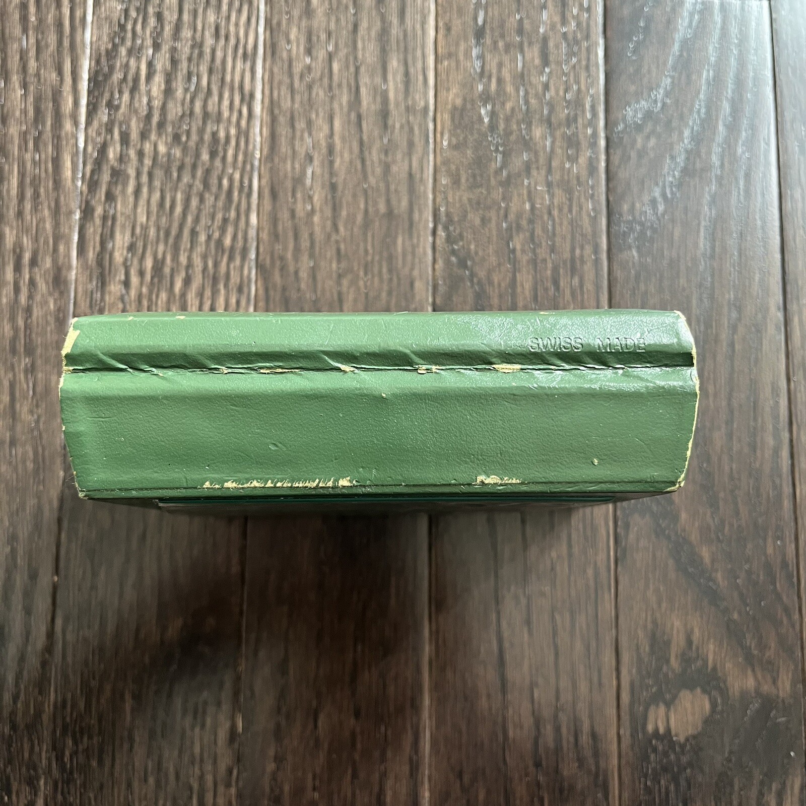 Green Vintage Rolex Watch Box Authentic Pre-owned with out outer box. image 2