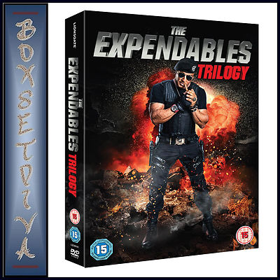 THE EXPENDABLES TRILOGY - 1 2 & 3  **BRAND NEW DVD BOXSET***