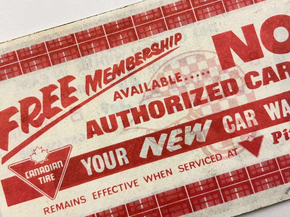 Canadian Tire Banknote 20 Cents 2 Overprint 1 Free Membership Helmet CC325 - Image 2 of 4