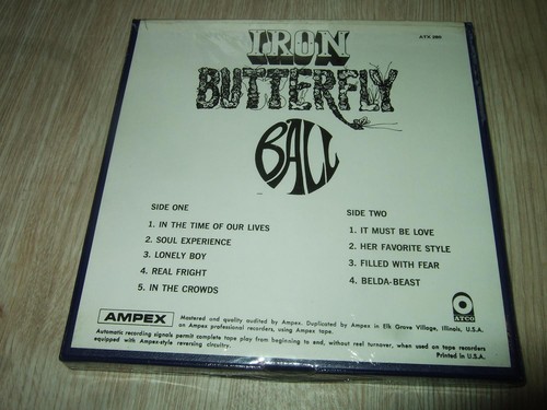 IRON BUTTERFLY : BALL ORIGINAL STILL SEALED REEL TO REEL ( TONBAND ) BOX 1969 - Bild 2 von 2