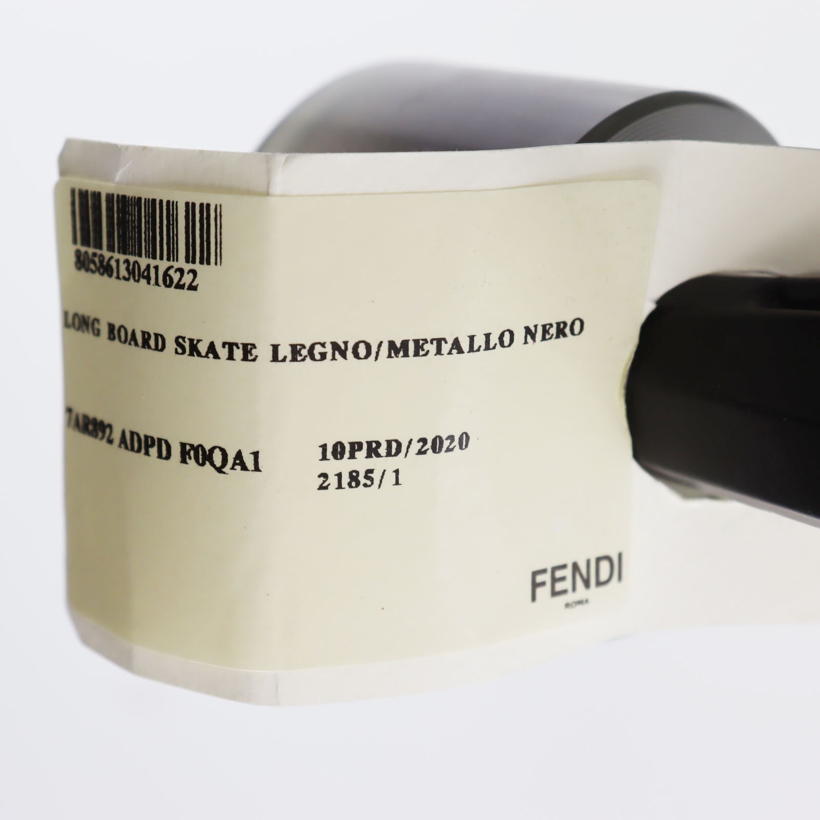 FENDI FF Skateboard Deck Street Zucca Logo Black/Gray #CR730 S thumbnail 18