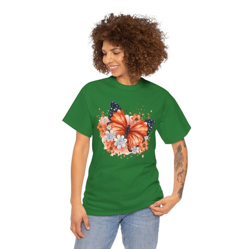 Butterfly Graphic Tee Women’s Aesthetic Oversized T-Shirt Trendy Retro Cute - Picture 47 of 85