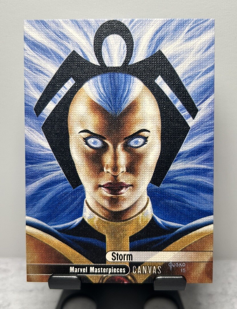 2016 MARVEL MASTERPIECES STORM. CANVAS CARD! #99. Joe Jusko
